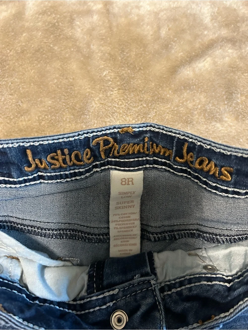 Justice classic straight